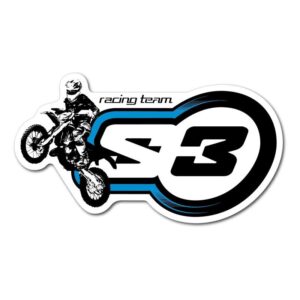 Autocollant S3 Enduro 60x30cm