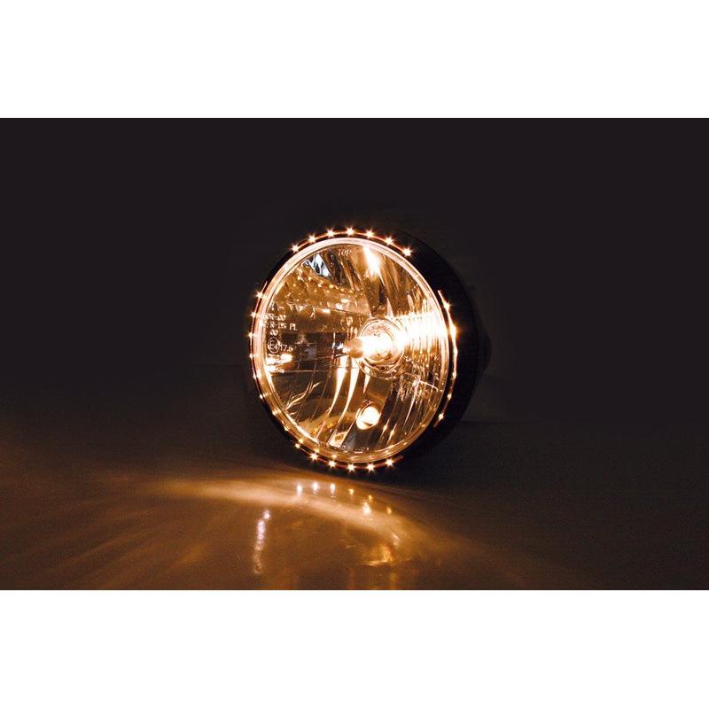 Phare SHIN YO Reno 2 7" noir brillant Phare SHIN YO Reno 2 7" noir brillant – Image 5