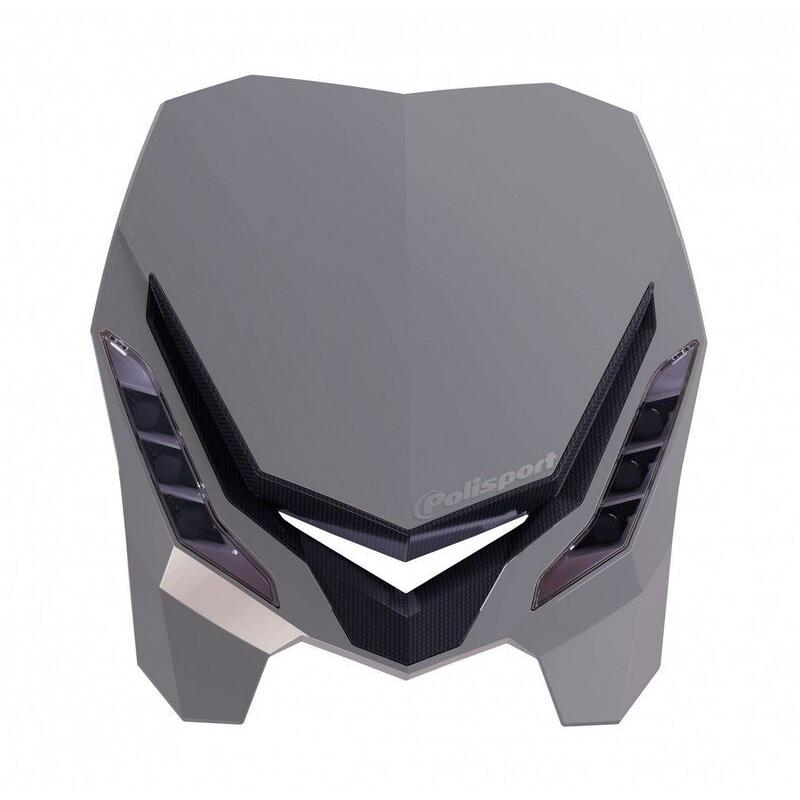 Plaque phare POLISPORT E-Blaze gris Plaque phare POLISPORT E-Blaze gris