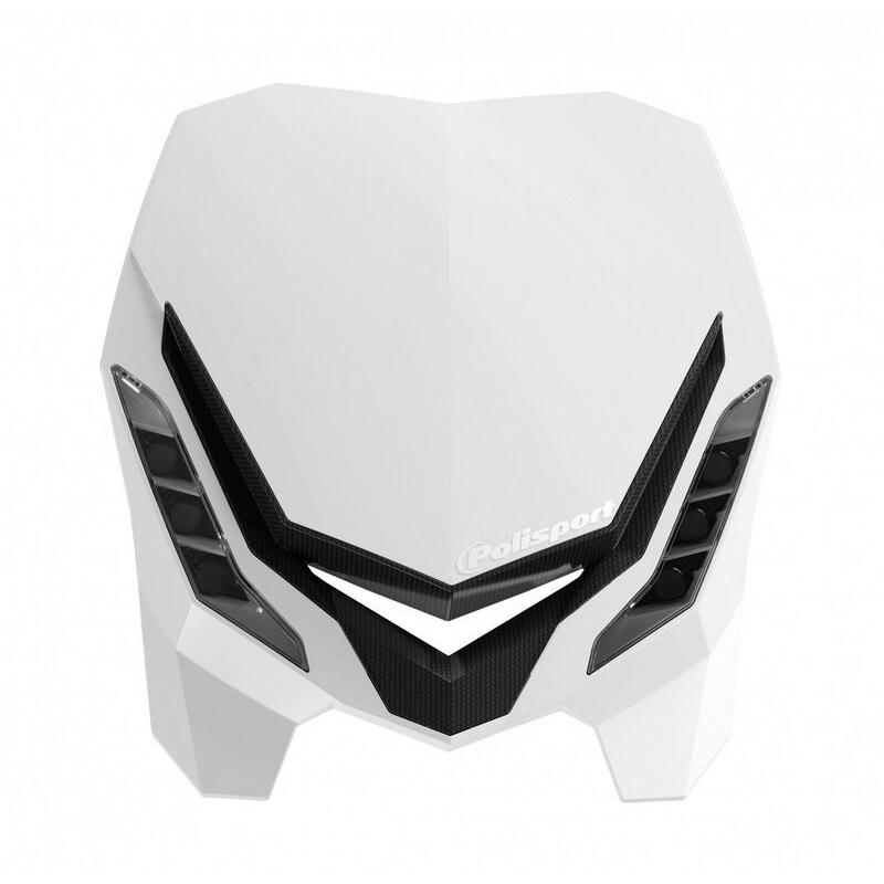 Plaque phare POLISPORT E-Blaze blanc Plaque phare POLISPORT E-Blaze blanc