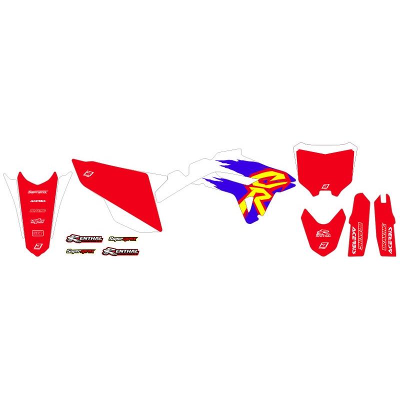 Kit déco BLACKBIRD Retro - Honda CRF250/450 Kit déco BLACKBIRD Retro - Honda CRF250/450 – Image 2