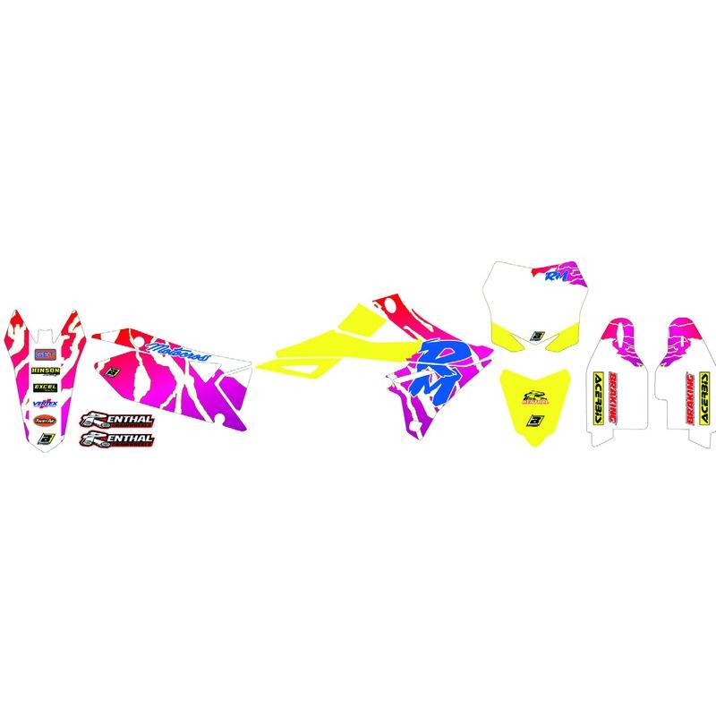 Kit déco BLACKBIRD Retro - Suzuki RMZ 250/450 Kit déco BLACKBIRD Retro - Suzuki RMZ 250/450 – Image 2