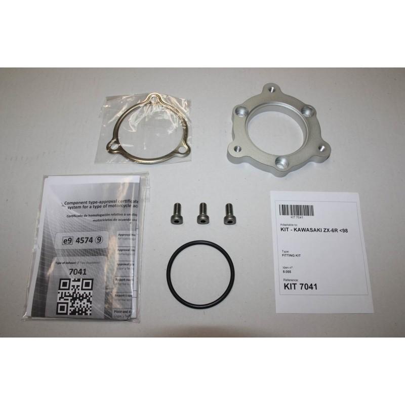 Silencieux IXIL Hexoval Xtrem inox / alu noir - Kawasaki ZX-6R Ninja - OK7041VSE Silencieux IXIL Hexoval Xtrem inox / alu noir - Kawasaki ZX-6R Ninja - OK7041VSE – Image 3