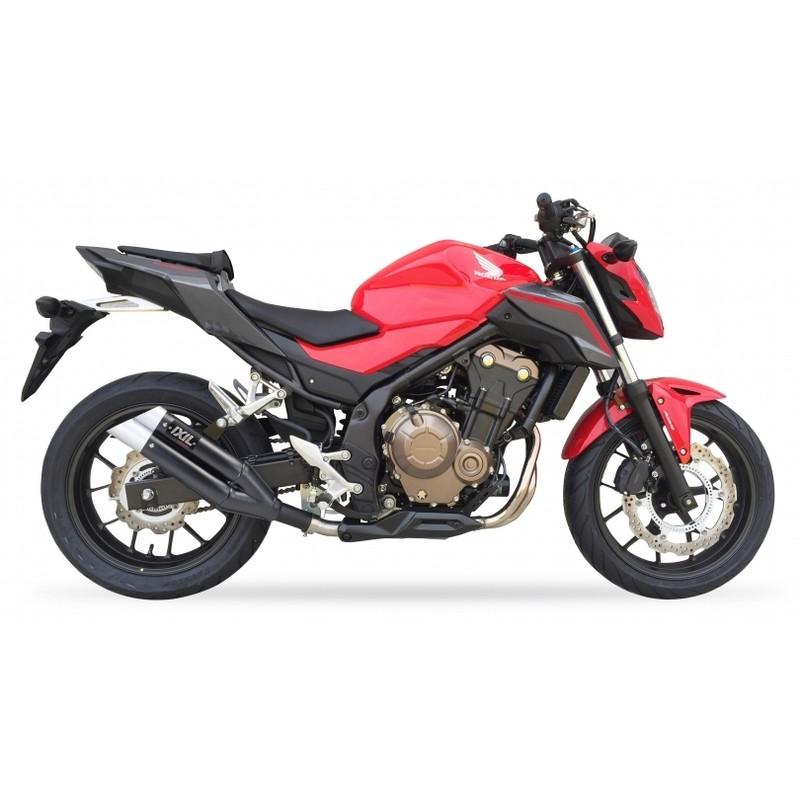 Silencieux IXIL Dual Hyperlow L3XB inox noir / alu - Honda CBR500R - XH6334XB Silencieux IXIL Dual Hyperlow L3XB inox noir / alu - Honda CBR500R - XH6334XB – Image 2