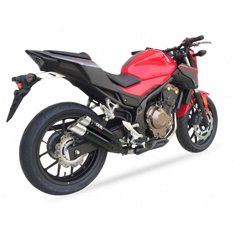 Silencieux IXIL Dual Hyperlow L3XB inox noir / alu - Honda CBR500R - XH6334XB Silencieux IXIL Dual Hyperlow L3XB inox noir / alu - Honda CBR500R - XH6334XB – Image 3