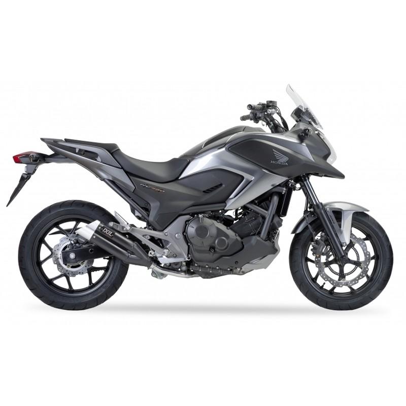 Silencieux IXIL Dual Hyperlow L3XB inox noir / alu - Honda NC750X/S - XH6362XB Silencieux IXIL Dual Hyperlow L3XB inox noir / alu - Honda NC750X/S - XH6362XB – Image 2