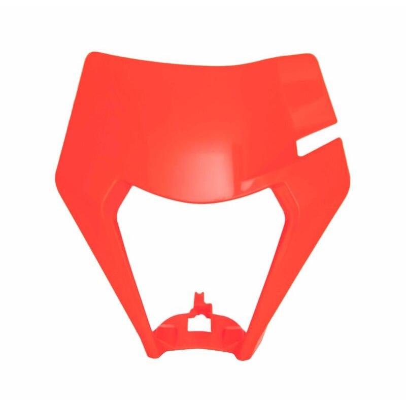 Plastique de plaque phare RACETECH orange fluo - KTM Plastique de plaque phare RACETECH orange fluo - KTM