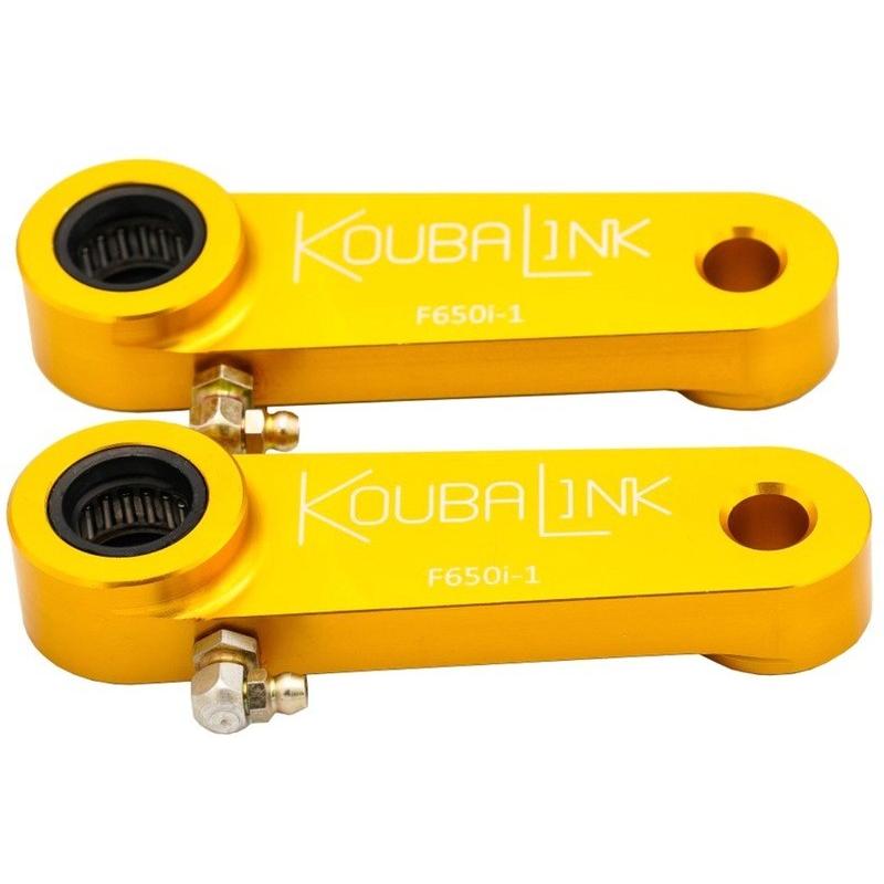 Kit de rabaissement de selle KOUBALINK (25.4 mm) or - BMW Kit de rabaissement de selle KOUBALINK (25.4 mm) or - BMW