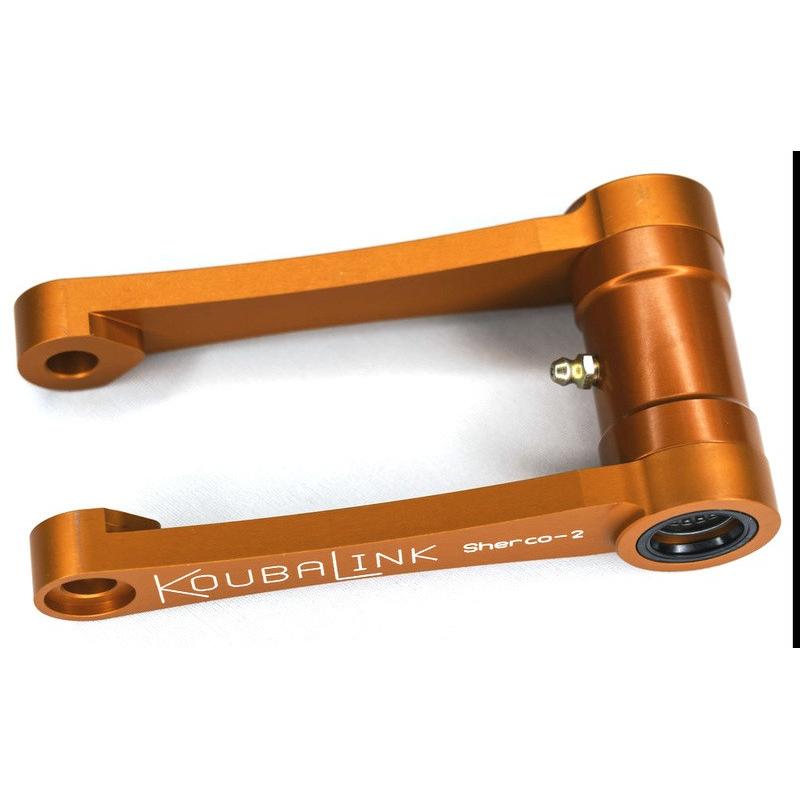 Kit de rabaissement de selle KOUBALINK (25.4 mm) orange - Sherco Kit de rabaissement de selle KOUBALINK (25.4 mm) orange - Sherco