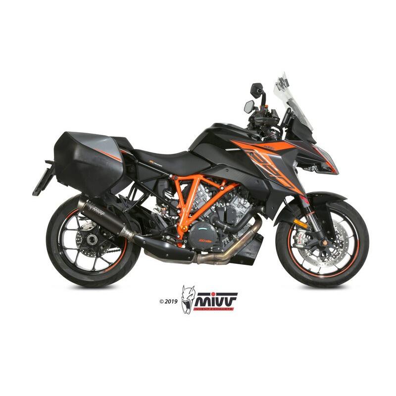 Silencieux MIVV Dakar Slip-On acier inoxydable noir - KTM 1290 Superduke GT Silencieux MIVV Dakar Slip-On acier inoxydable noir - KTM 1290 Superduke GT