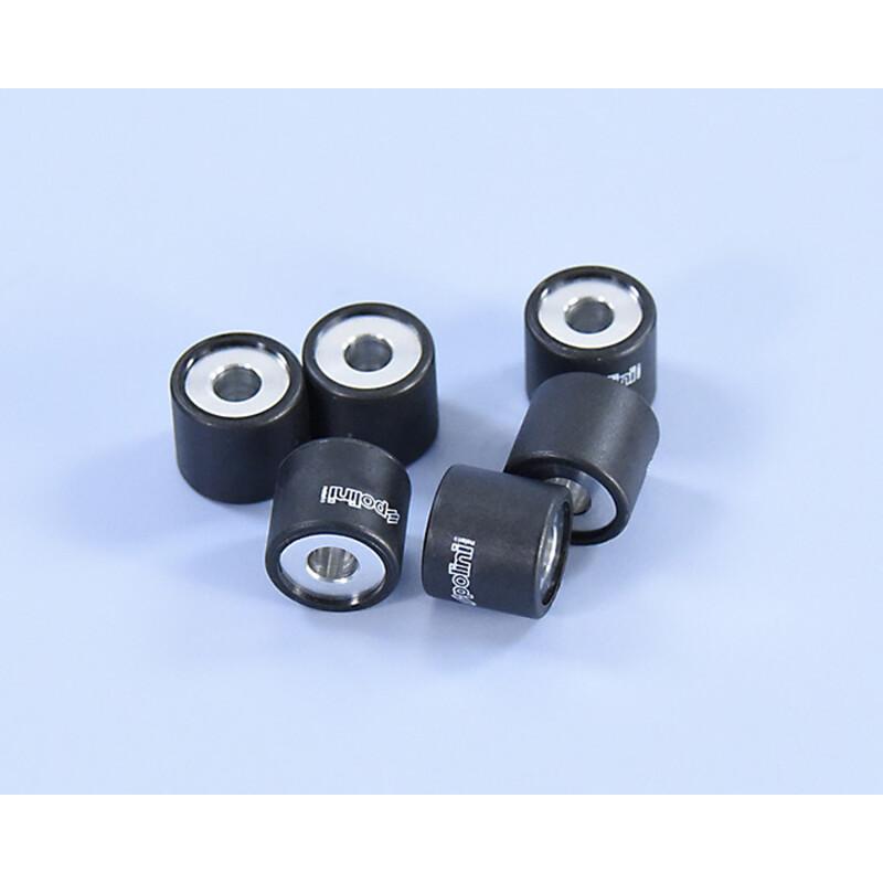 Jeu de galets POLINI 19x17mm 8,4gr - 6 pièces Jeu de galets POLINI 19x17mm 8,4gr - 6 pièces