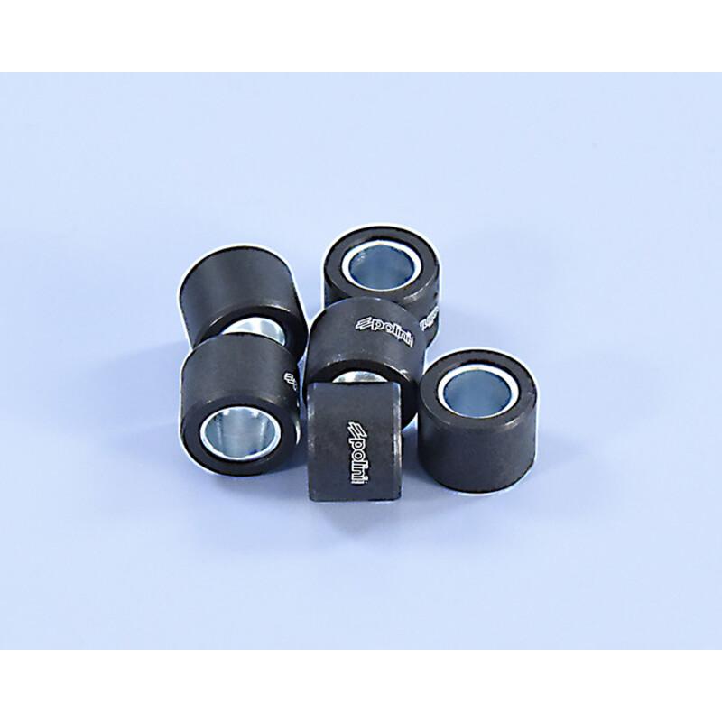 Jeu de galets POLINI 23x18mm 20gr - 6 pièces Jeu de galets POLINI 23x18mm 20gr - 6 pièces