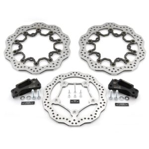 Kit disque de frein Oversize NG BRAKES pétale flottant - T-Max 530 Axial