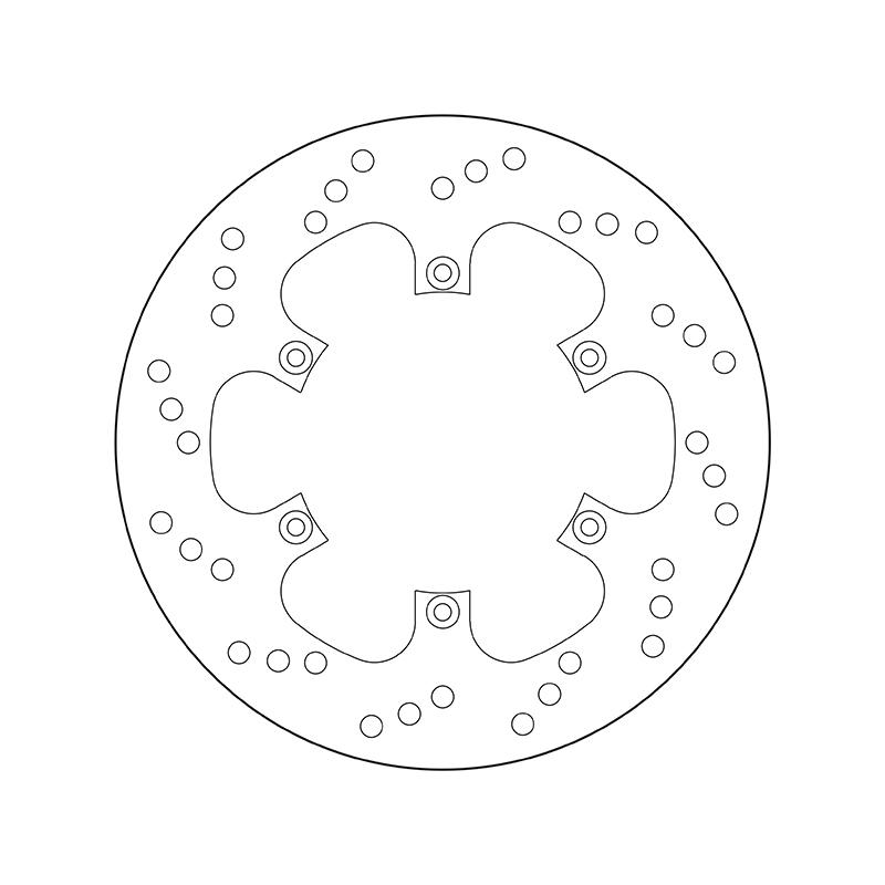 Disque de frein BREMBO Serie Oro rond fixe Disque de frein BREMBO Serie Oro rond fixe – Image 2