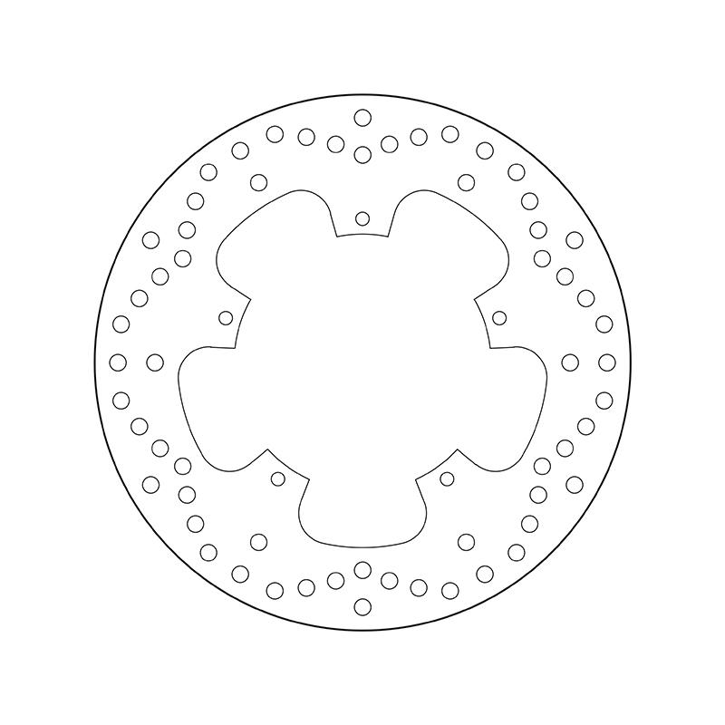 Disque de frein BREMBO Serie Oro rond fixe Disque de frein BREMBO Serie Oro rond fixe – Image 2