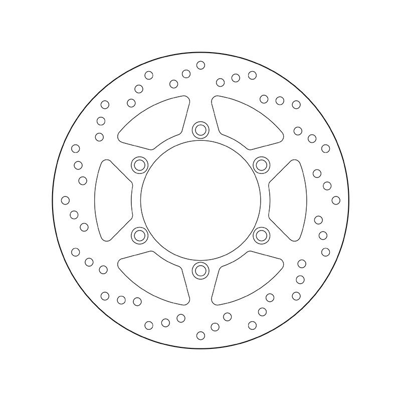 Disque de frein BREMBO Serie Oro rond fixe Disque de frein BREMBO Serie Oro rond fixe – Image 2