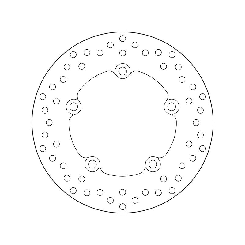 Disque de frein BREMBO Serie Oro rond fixe Disque de frein BREMBO Serie Oro rond fixe – Image 2