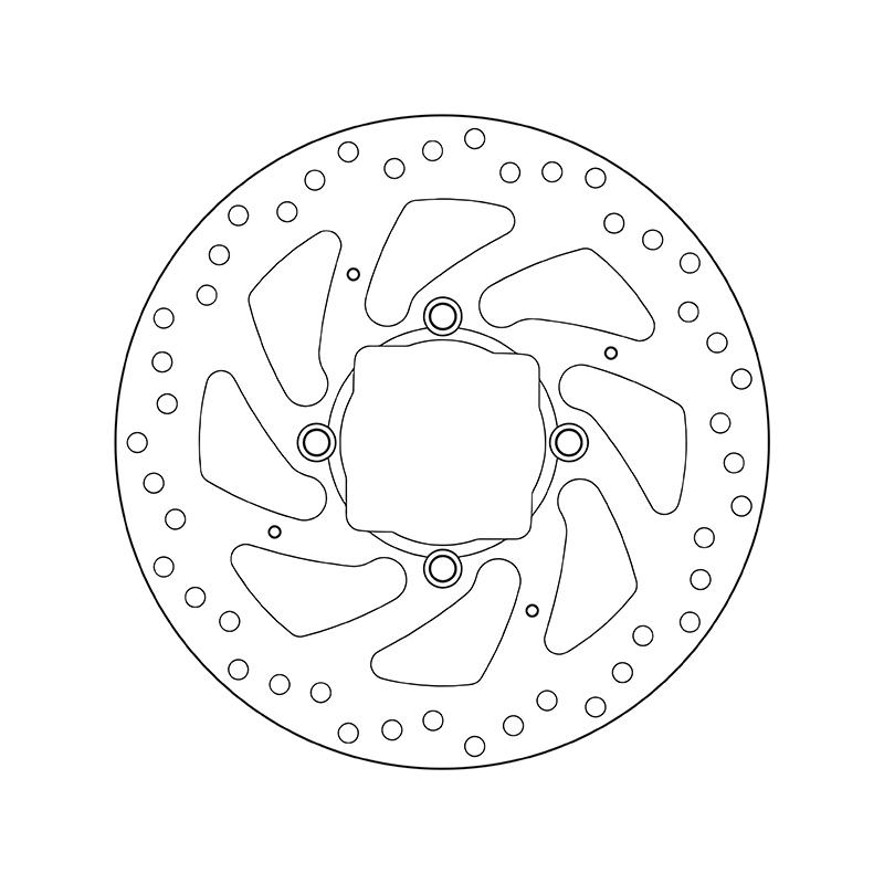 Disque de frein BREMBO Serie Oro rond fixe Disque de frein BREMBO Serie Oro rond fixe – Image 2