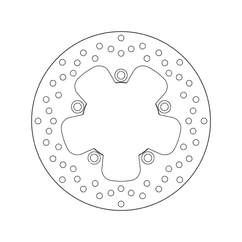 Disque de frein BREMBO Serie Oro rond fixe Disque de frein BREMBO Serie Oro rond fixe – Image 2
