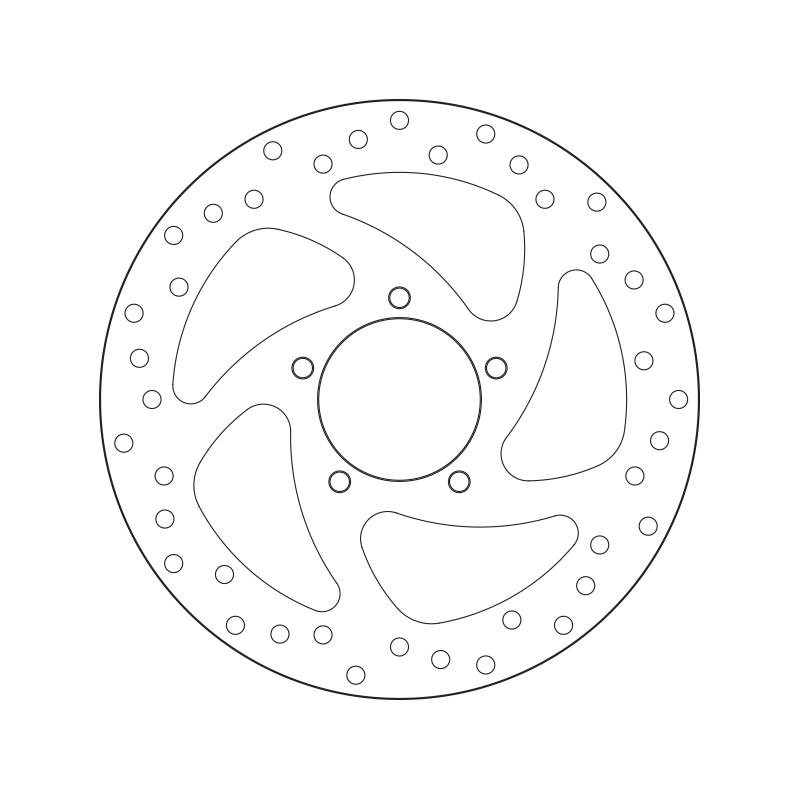 Disque de frein BREMBO Serie Oro rond fixe Disque de frein BREMBO Serie Oro rond fixe – Image 2