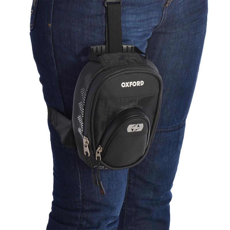Sacoche jambe OXFORD L1R noir Sacoche jambe OXFORD L1R noir – Image 4