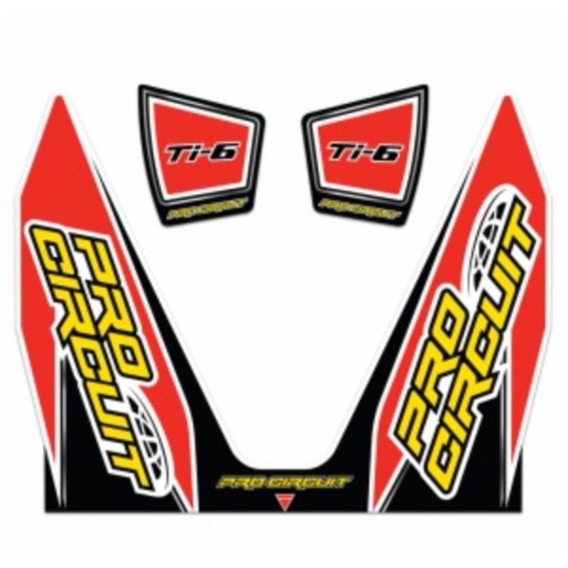 Autocollants d'échappement - PRO CIRCUIT - pour TI-6 Autocollants d'échappement - PRO CIRCUIT - pour TI-6
