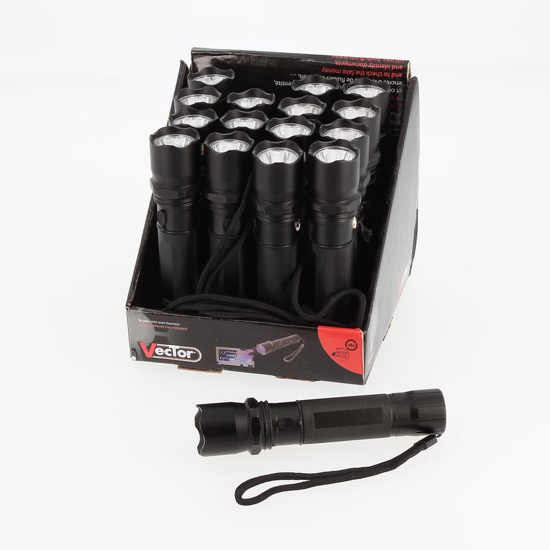 Lampe UV VECTOR - 365nm - Pack de 16 unités + Display Lampe UV VECTOR - 365nm - Pack de 16 unités + Display