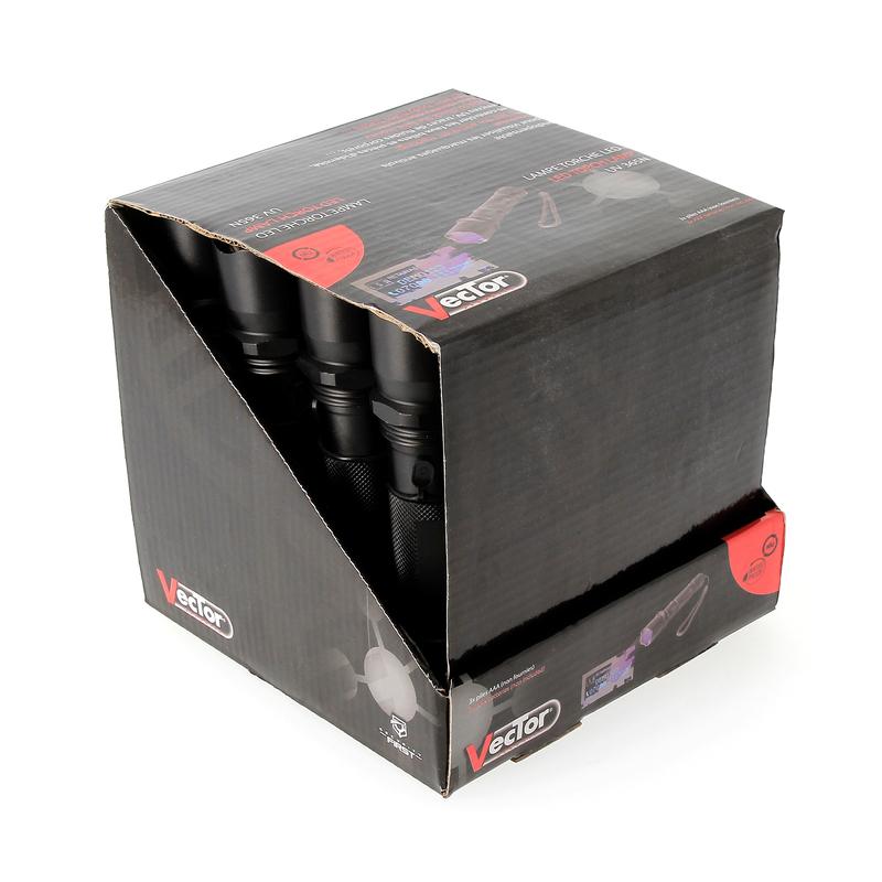Lampe UV VECTOR - 365nm - Pack de 16 unités + Display Lampe UV VECTOR - 365nm - Pack de 16 unités + Display – Image 2
