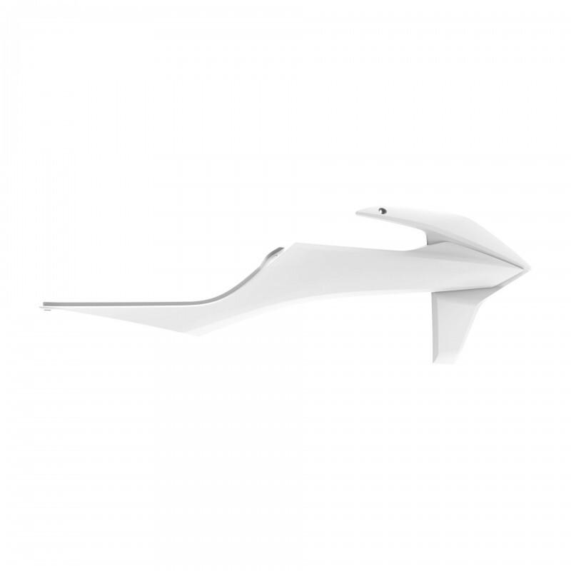 Ouïes de radiateur POLISPORT blanc KTM Ouïes de radiateur POLISPORT blanc KTM