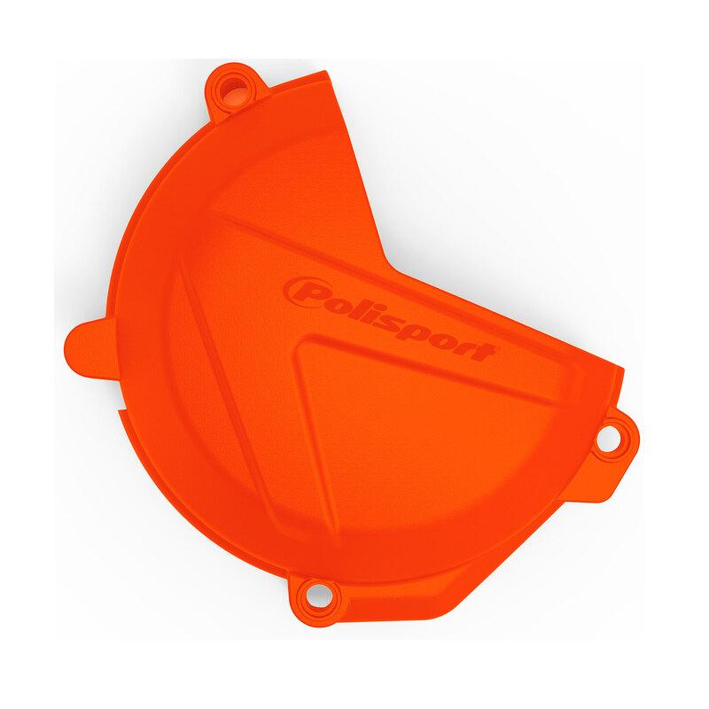 Protection de carter d'embrayage POLISPORT orange KTM Protection de carter d'embrayage POLISPORT orange KTM