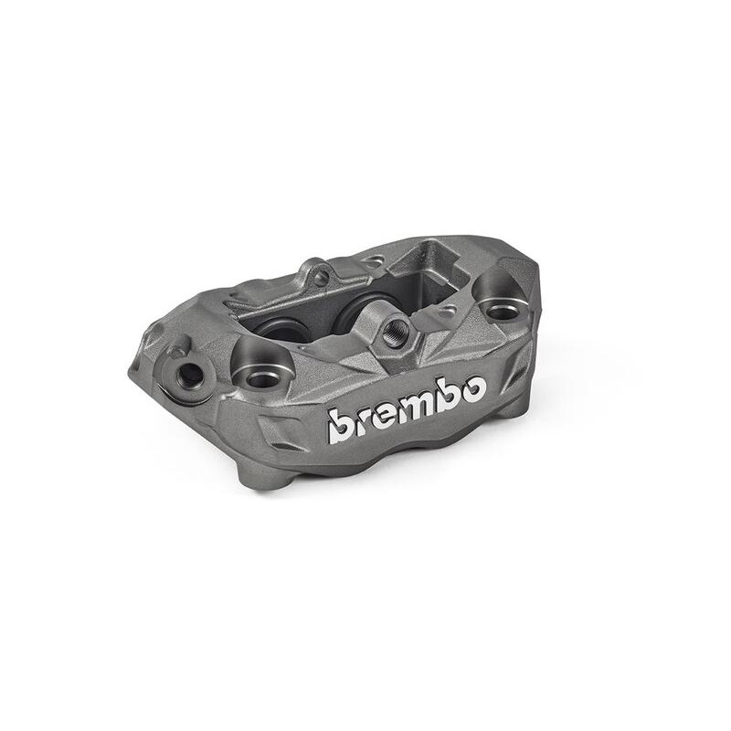 Etrier de frein avant gauche BREMBO M4 titane Ø32mm Etrier de frein avant gauche BREMBO M4 titane Ø32mm