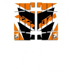 Kit déco de cache radiateur BLACKBIRD Dream Graphic 4 KTM