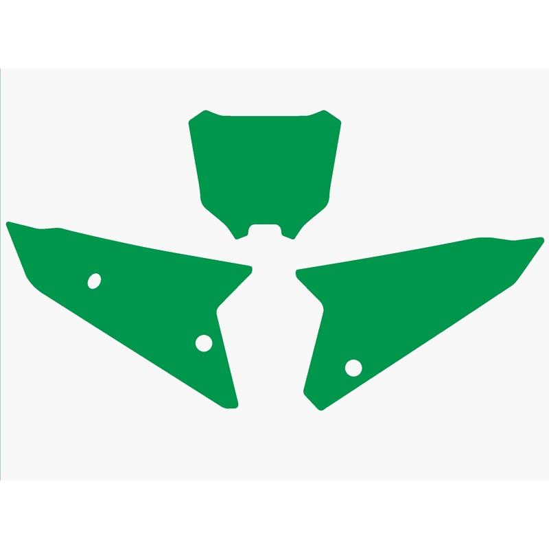Fonds de plaque BLACKBIRD vert Honda CRF450 Fonds de plaque BLACKBIRD vert Honda CRF450