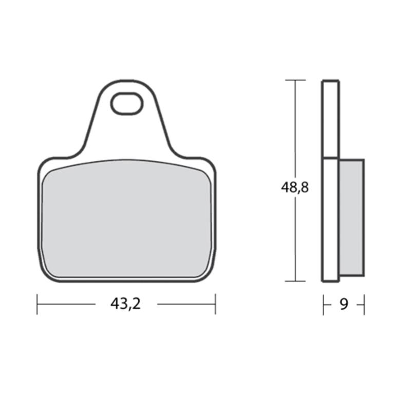 Plaquettes de frein BREMBO UPGRADE Type M049 Z04 - Racing Plaquettes de frein BREMBO UPGRADE Type M049 Z04 - Racing