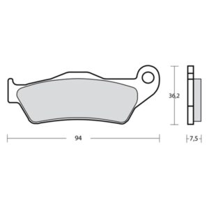 Plaquettes de frein BREMBO UPGRADE Type M467 Z04 - Racing