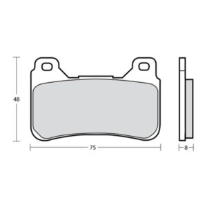 Plaquettes de frein BREMBO UPGRADE Type M488 Z04 - Racing