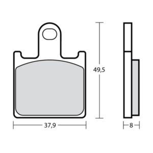Plaquettes de frein BREMBO UPGRADE Type M508 Z04 - Racing