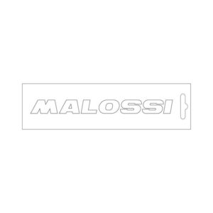 Stickers MALOSSI blanc - 14 cm
