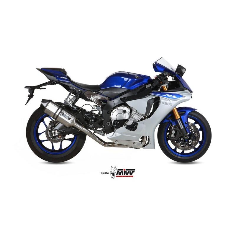 Ligne complète MIVV Speed Edge inox/carbone - Yamaha YZF R1 Ligne complète MIVV Speed Edge inox/carbone - Yamaha YZF R1 – Image 2