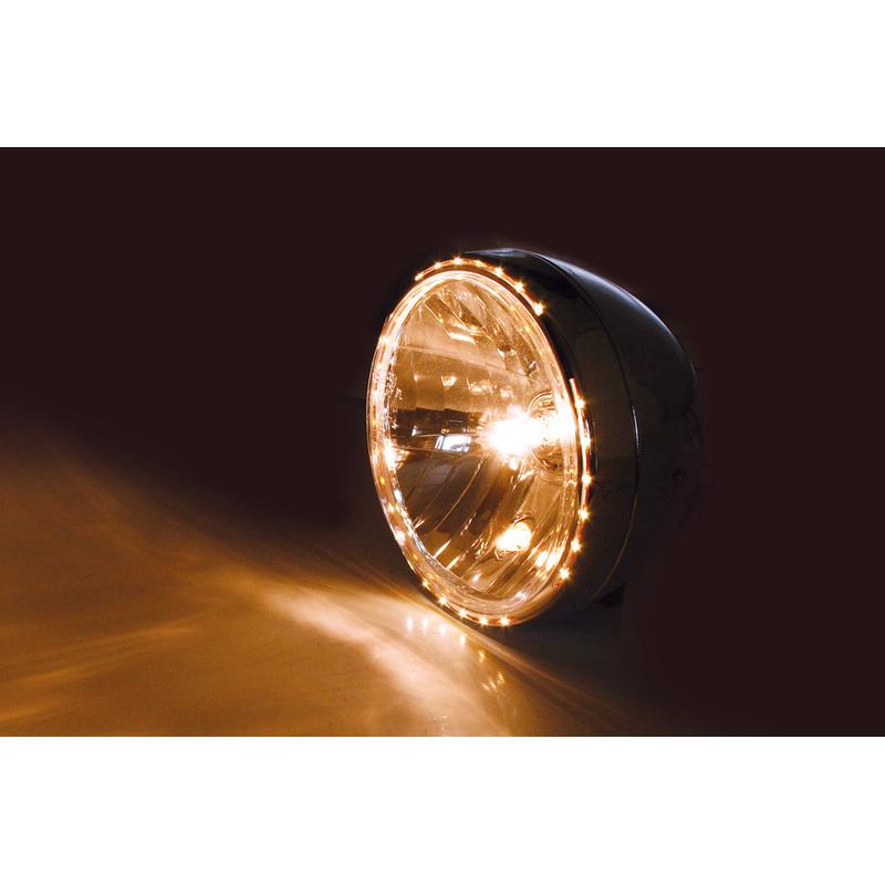 Phare SHIN YO Reno 2 7" chrome verre clair Phare SHIN YO Reno 2 7" chrome verre clair – Image 6