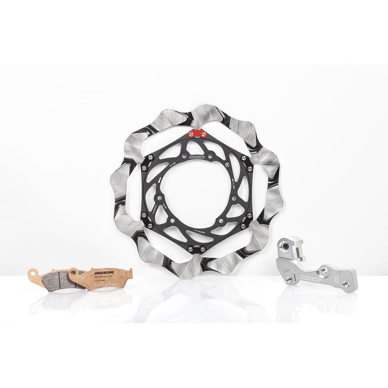 Kit disque de frein Oversize BRAKING Wave semi-flottant - 270 OKBY33E Kit disque de frein Oversize BRAKING Wave semi-flottant - 270 OKBY33E