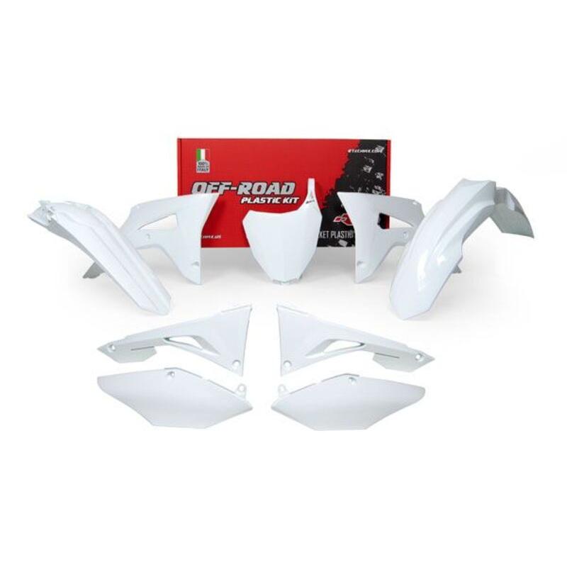 Kit plastiques RACETECH Revolution - blanc Honda CRF Kit plastiques RACETECH Revolution - blanc Honda CRF
