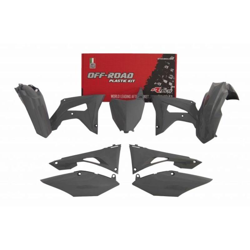 Kit plastiques RACETECH Revolution - Quantum Grey Honda CRF Kit plastiques RACETECH Revolution - Quantum Grey Honda CRF