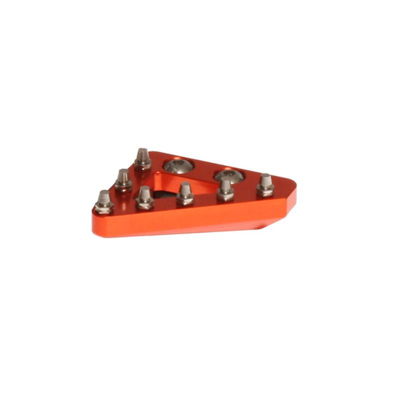Embout de rechange solide CNC de levier de frein arrière RFX Pro (Orange) Embout de rechange solide CNC de levier de frein arrière RFX Pro (Orange)