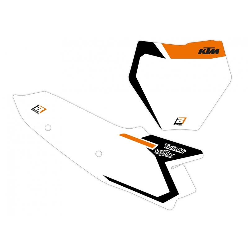 Fonds de plaque BLACKBIRD KTM Graphic - KTM SX/SXF Fonds de plaque BLACKBIRD KTM Graphic - KTM SX/SXF
