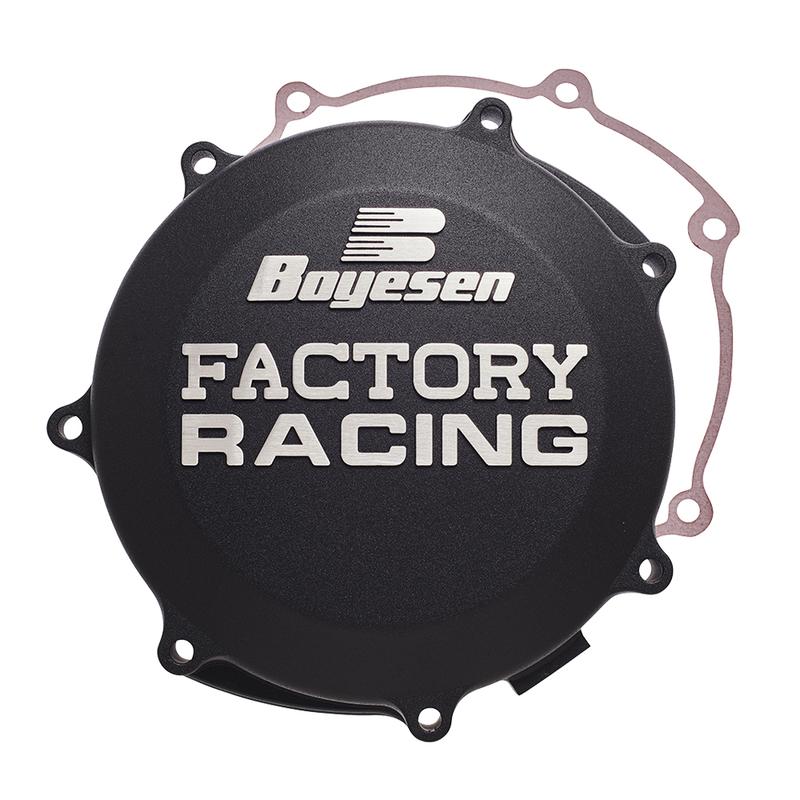Couvercle de carter d'embrayage BOYESEN Factory Racing noir - Yamaha YFZ450 Couvercle de carter d'embrayage BOYESEN Factory Racing noir - Yamaha YFZ450