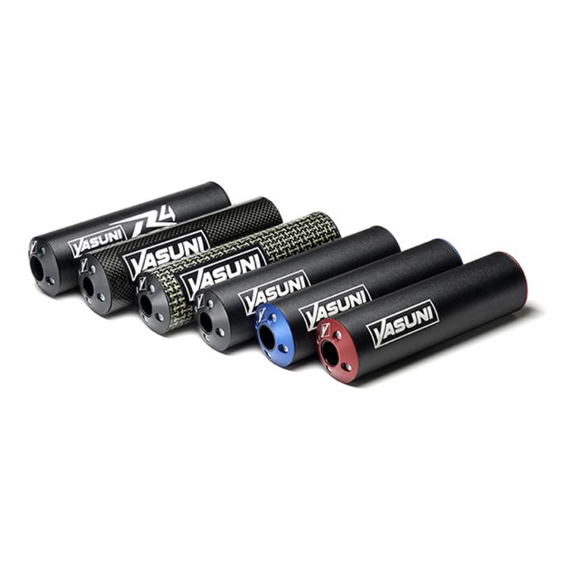 Silencieux gauche YASUNI noir/bleu Silencieux gauche YASUNI noir/bleu