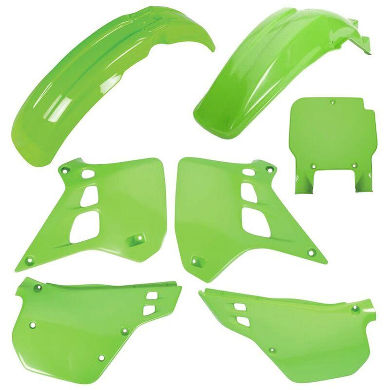 Kit plastiques POLISPORT couleur origine - Kawasaki KX 125 (90-91) Kit plastiques POLISPORT couleur origine - Kawasaki KX 125 (90-91)