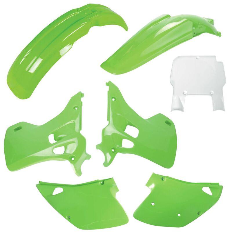 Kit plastiques POLISPORT couleur origine - Kawasaki KX 125/250 Kit plastiques POLISPORT couleur origine - Kawasaki KX 125/250