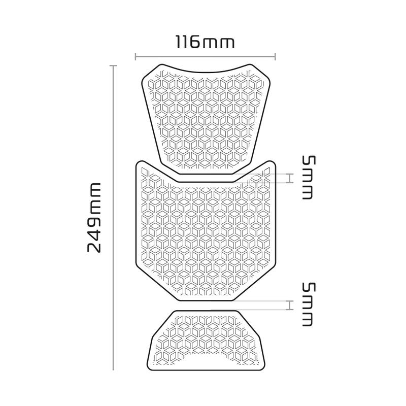 Grips de réservoir OXFORD Adv Grips de réservoir OXFORD Adv – Image 3